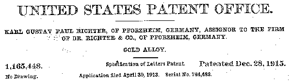 1918 Patent